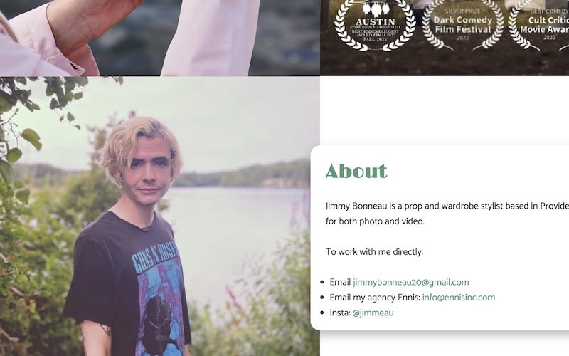 Screenshot of Jimmy Bonneau